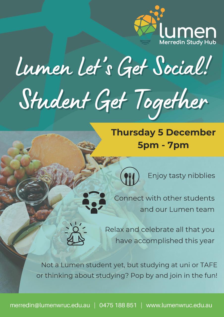 Lumen Let's Get Social - Student Get Together