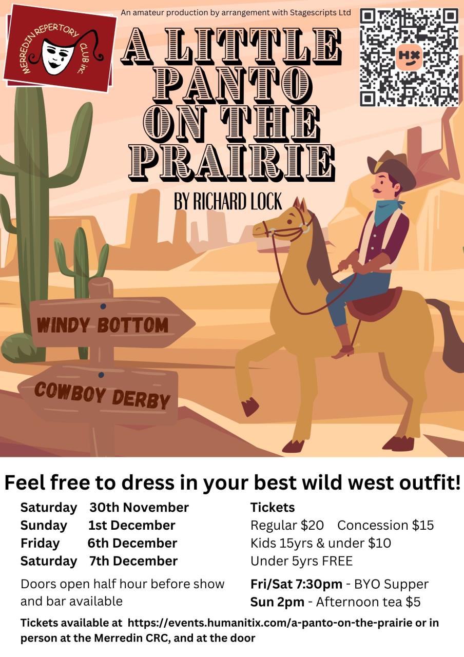 Merredin Rep Club “A Little Panto on the Prairie”