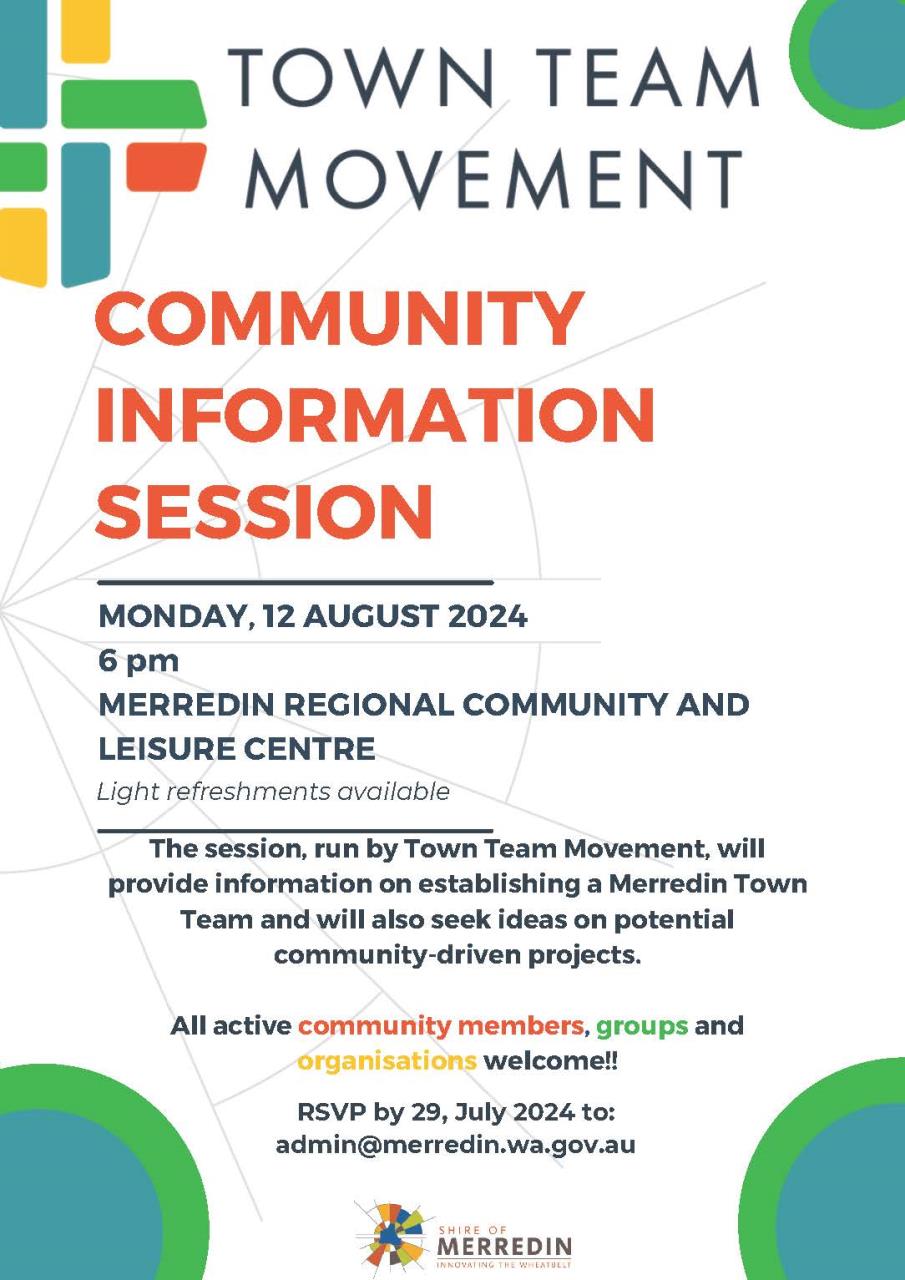 Town Team Movement Community Information Session