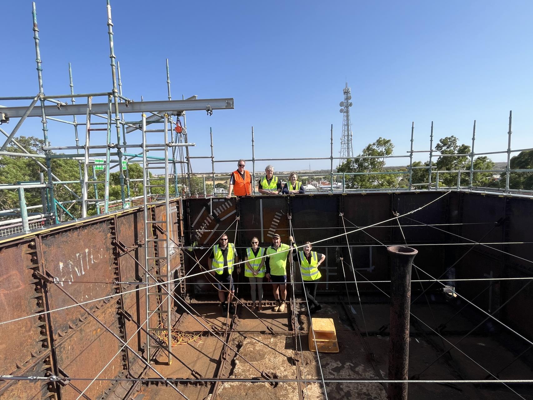 WATER TOWER RESTORATION UPDATE